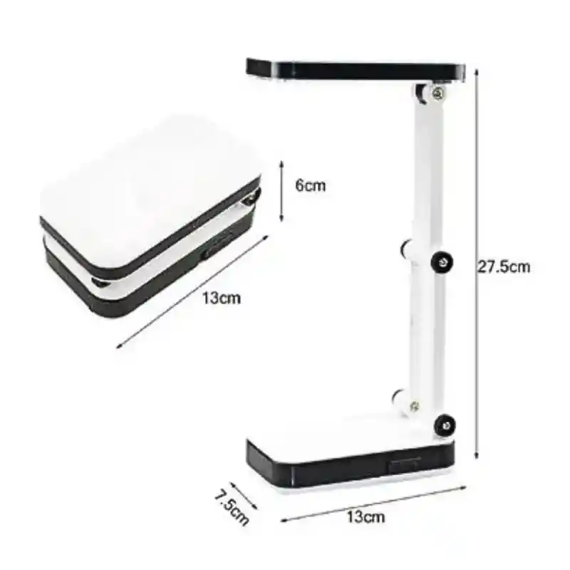 Lámpara Led De Escritorio Plegable Recargable