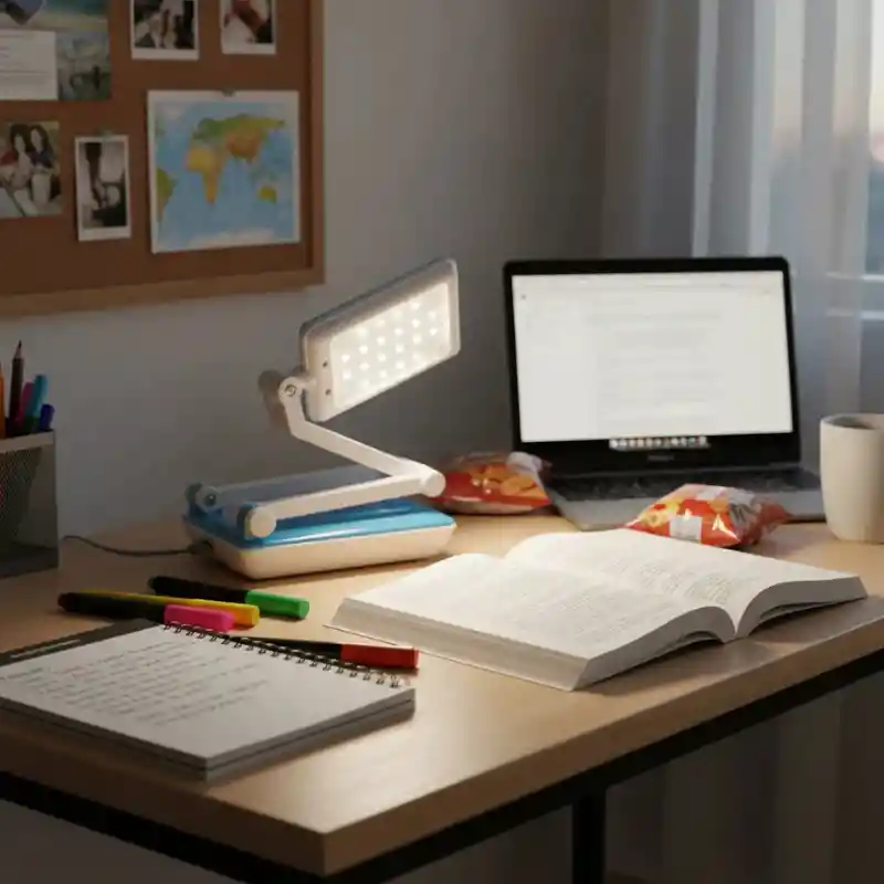 Lámpara Led De Escritorio Plegable Recargable