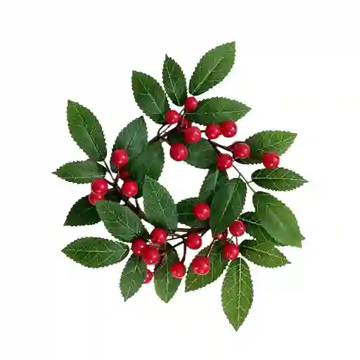 Candelabro Expressions Moras 25x25cm Verde Pvc