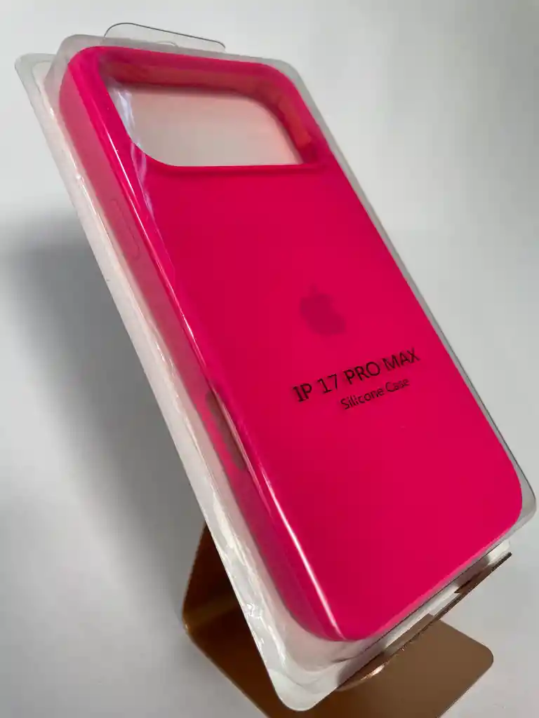 Silicon Case Iphone 17 Pro Max Fucsia