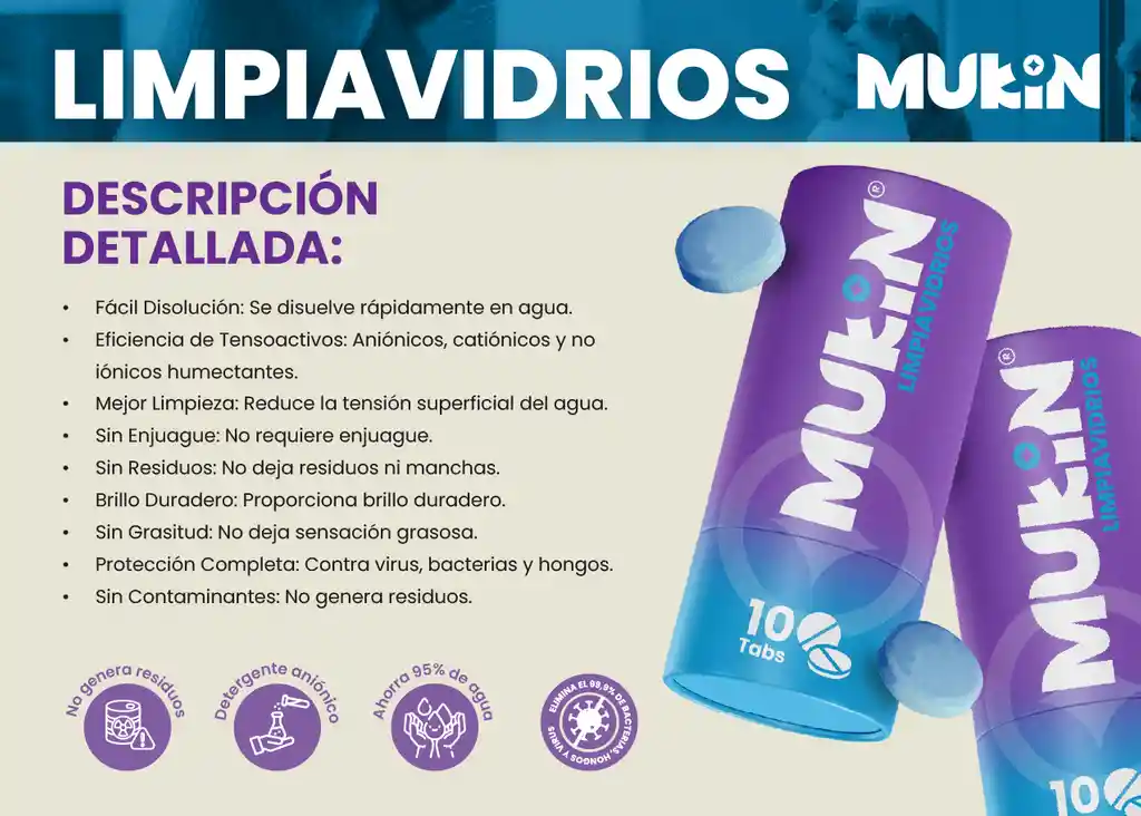 Mukin Limpiavidrios