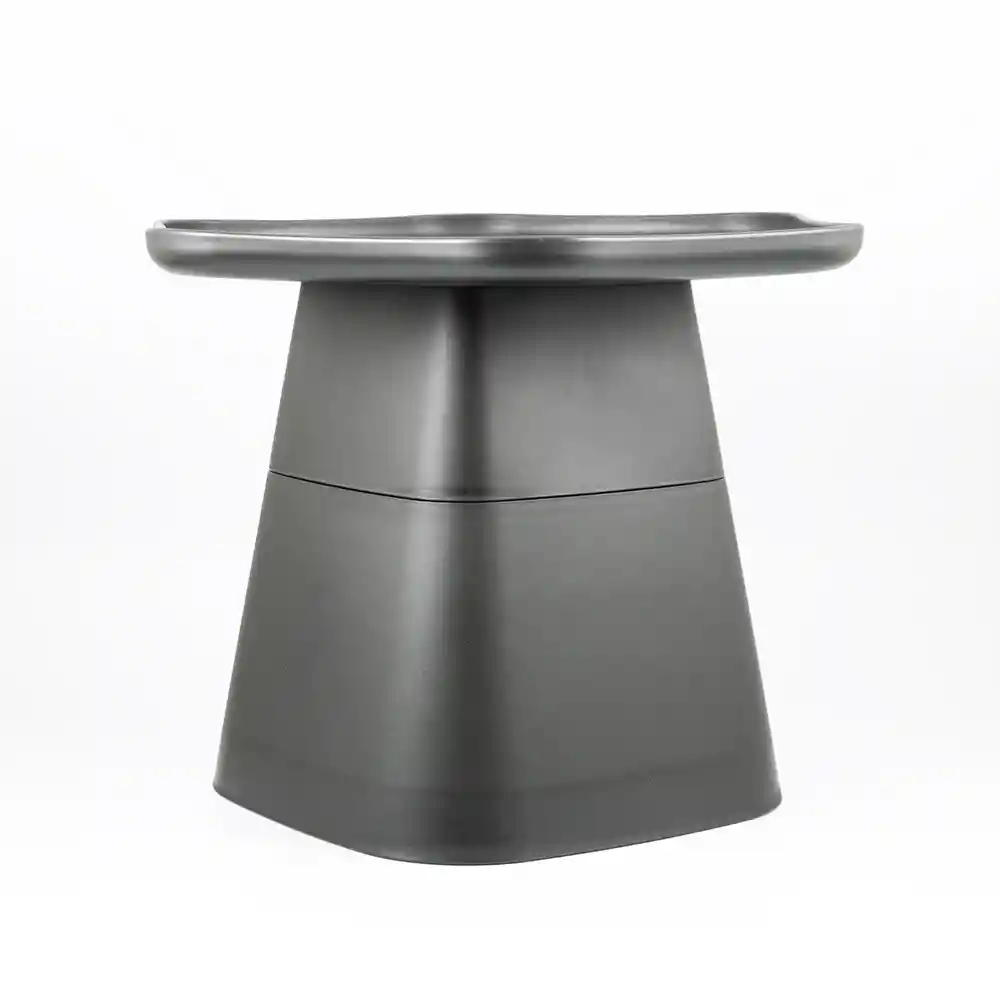 Mesa Auxiliar Expressions Colmena 50x43x56cm Negro Mate Plastico