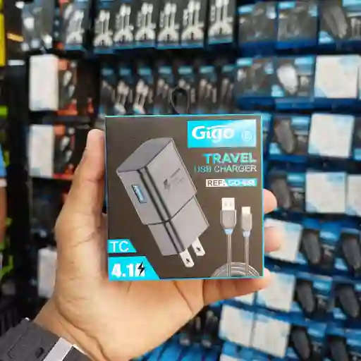Cargador Gigo Traver Usb Charger 4.1 Amperios Tipo C