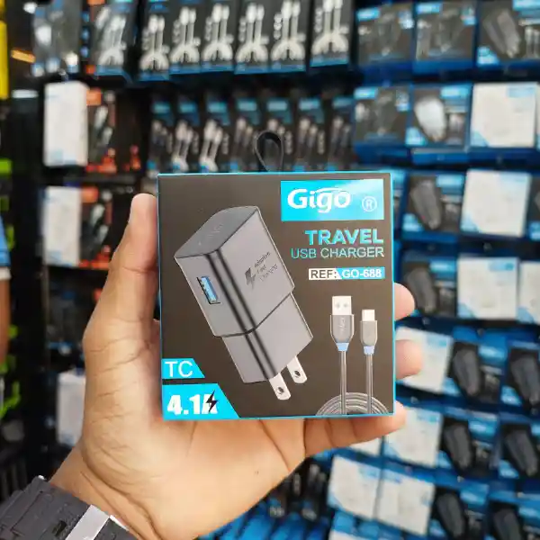 Cargador Gigo Traver Usb Charger 4.1 Amperios Tipo C