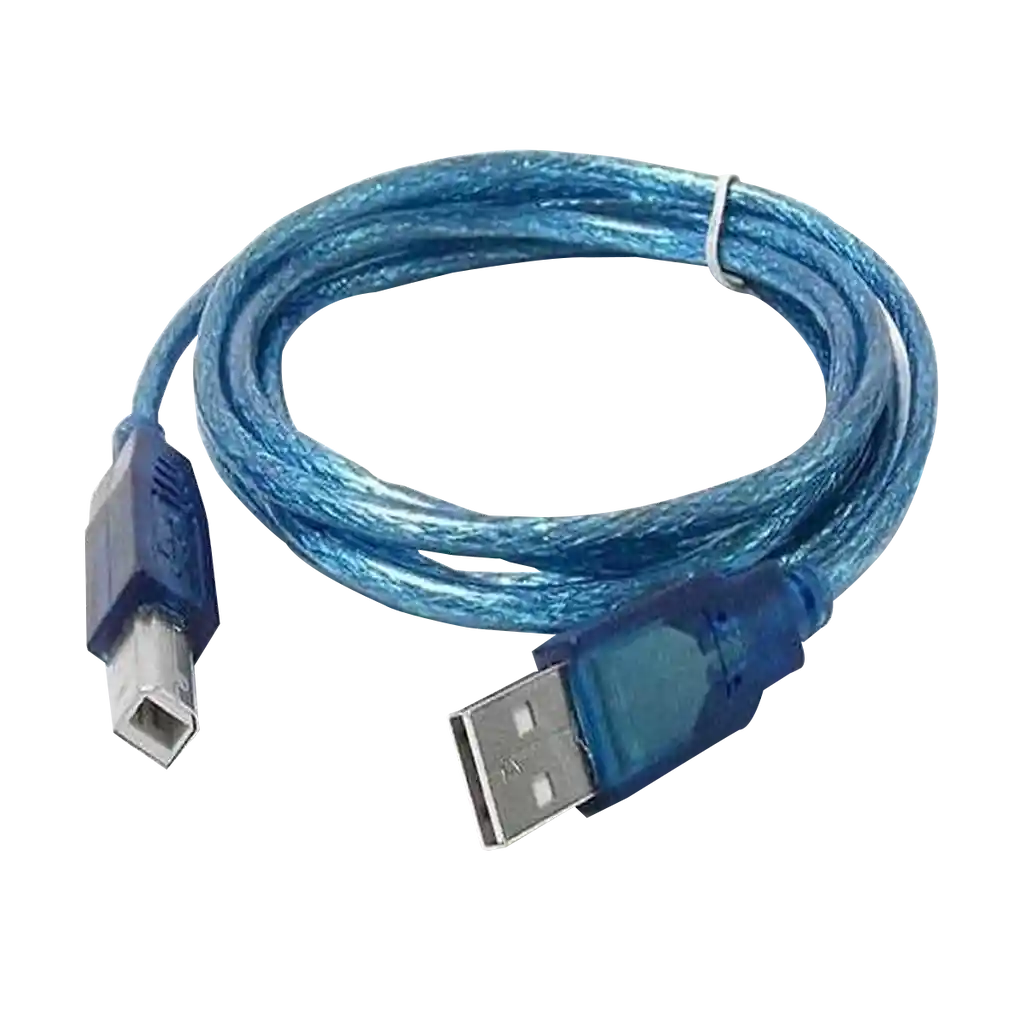 Cable De Impresora Usb 7 M Desoxigenado Azul
