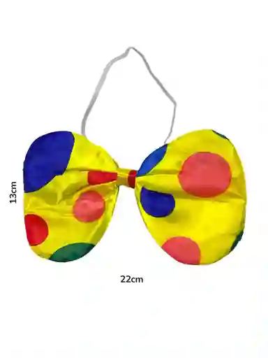 Corbatin Colores Payaso Halloween, Carnaval, Hora Loca