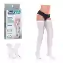 Media Antiembolica Muslo Color: Blanco Talla:m
