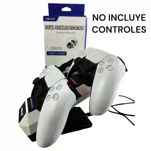 Estación De Carga Dual Mimd Compatible Con Controles Ps5