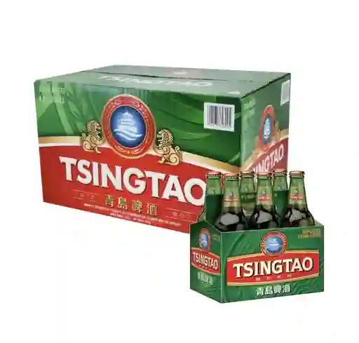 Caja De Cerveza Tsingtao 330 Ml X 24 Unidades