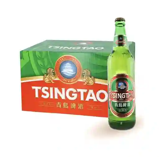 Caja De Cerveza Tsingtao 640 Ml X 12 Unidades