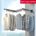 Tendedero Ropa Retractil Plegable 3 Brazos Gancho Extensible