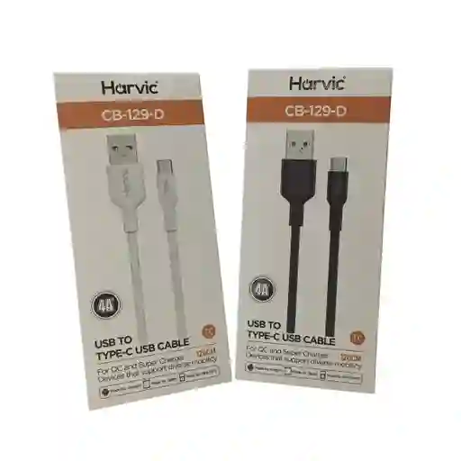Cable Usb A Tipo C Datos 1m Harvic Cb-129-d