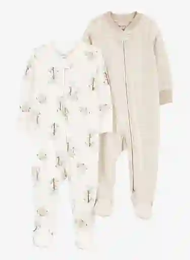 Pijamas Enterizas Koalitas X 2 Talla 6 Meses