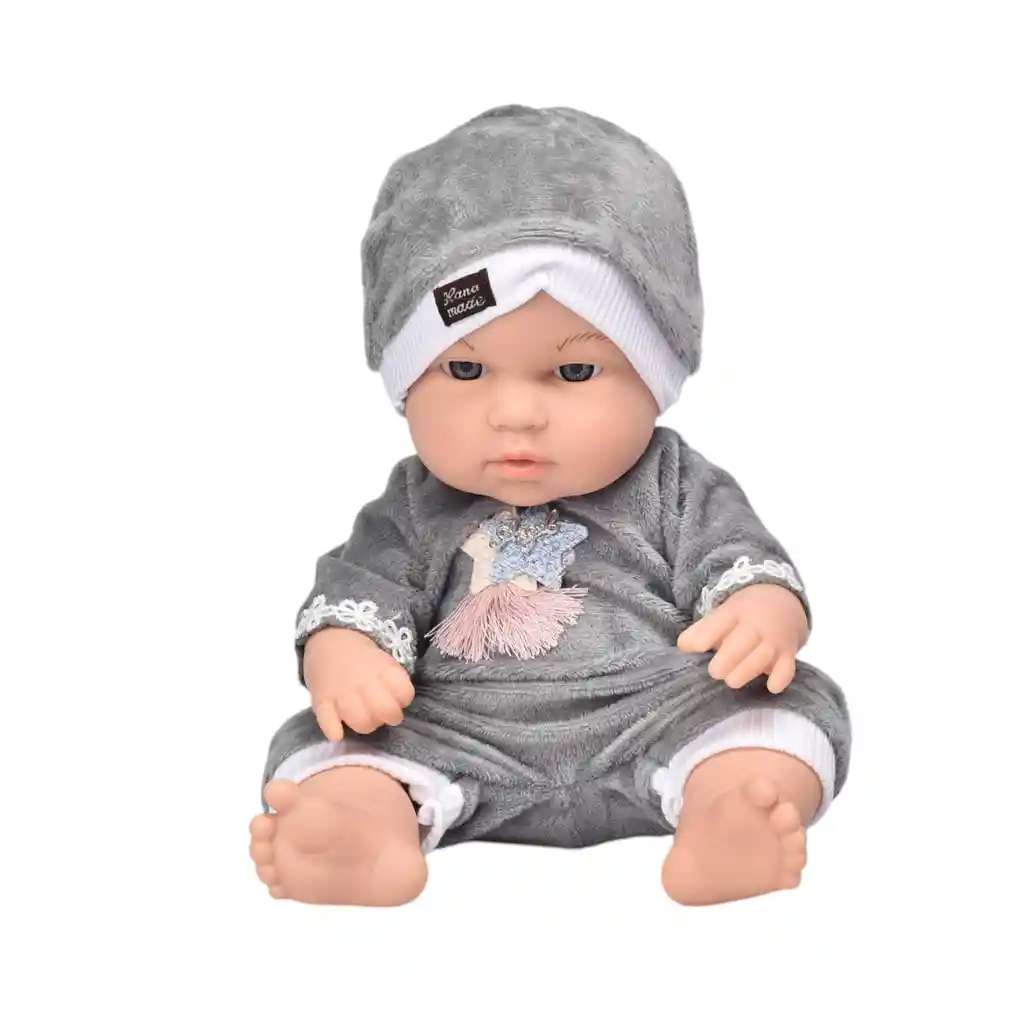 Juguete Bebe Muñeca Realista De Caucho Dim:33x15