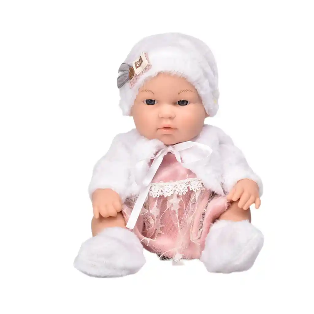 Juguete Bebe Muñeca Realista De Caucho Dim:33x15