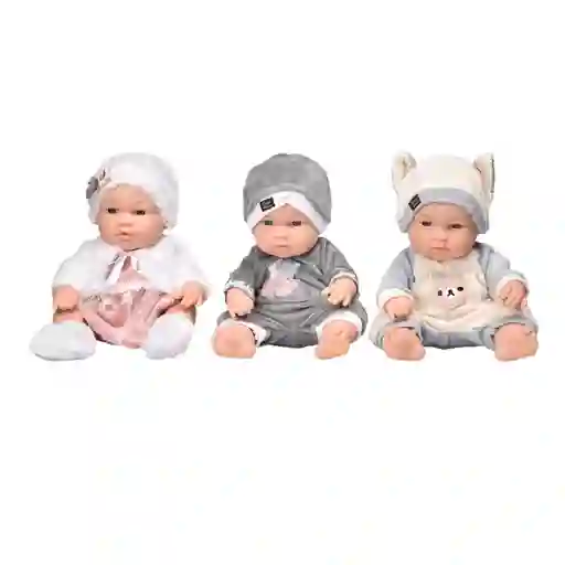 Juguete Bebe Muñeca Realista De Caucho Dim:33x15