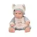 Juguete Bebe Muñeca Realista De Caucho Dim:33x15