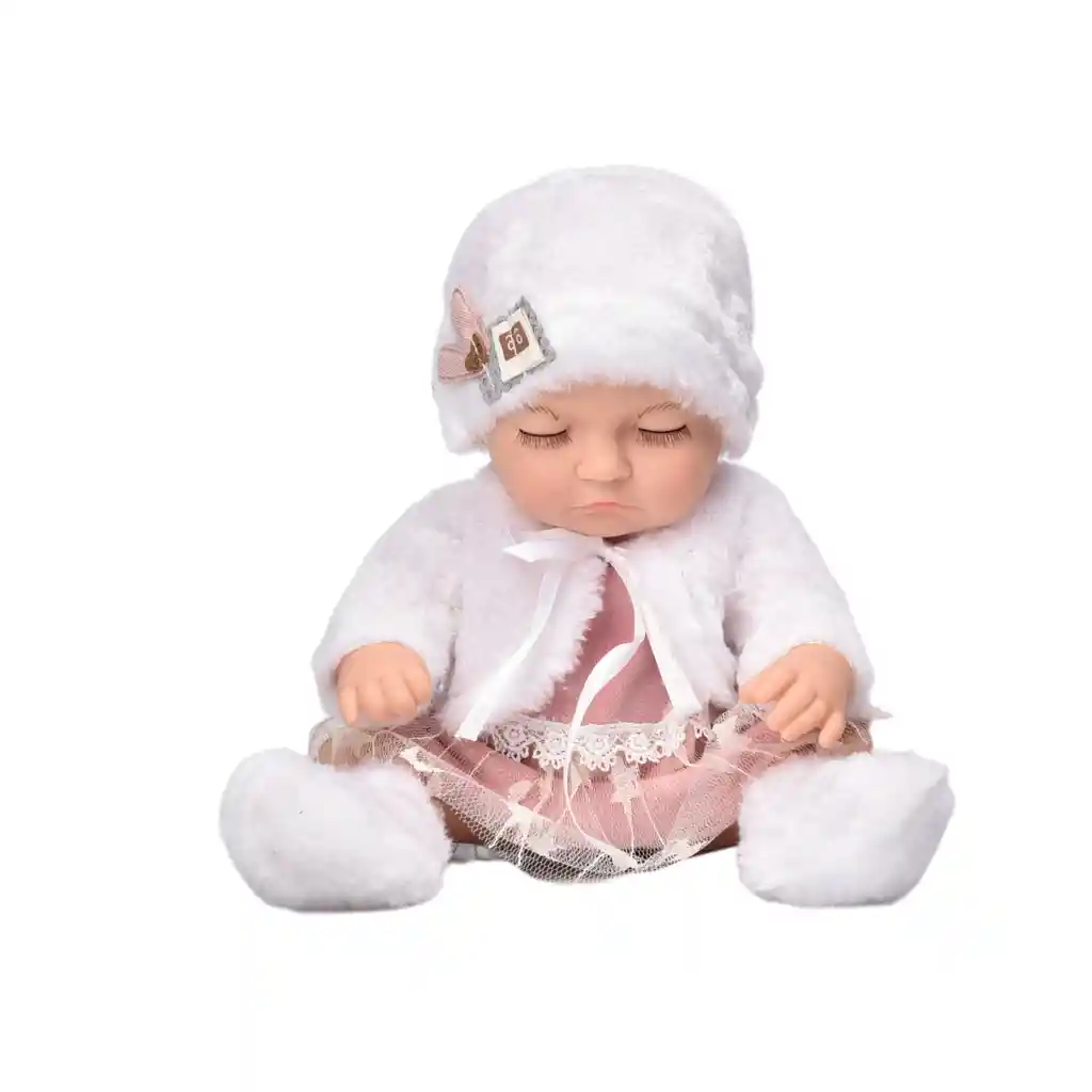 Juguete Bebe Muñeca Realista De Caucho Dim:15x9x31