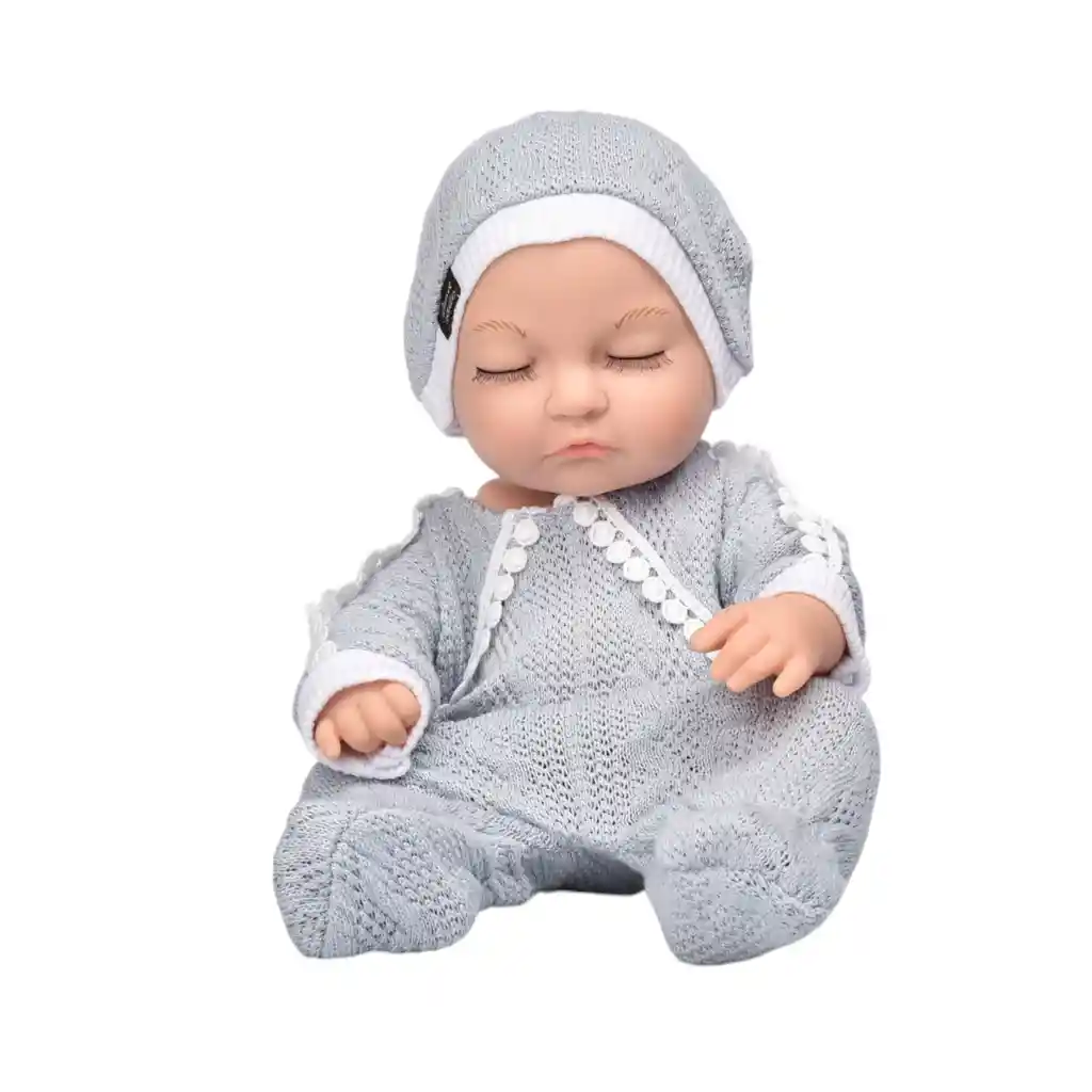 Juguete Bebe Muñeca Realista De Caucho Dim:15x9x31
