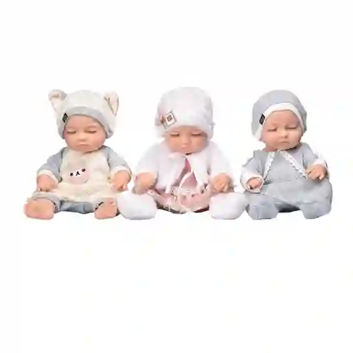 Juguete Bebe Muñeca Realista De Caucho Dim:15x9x31