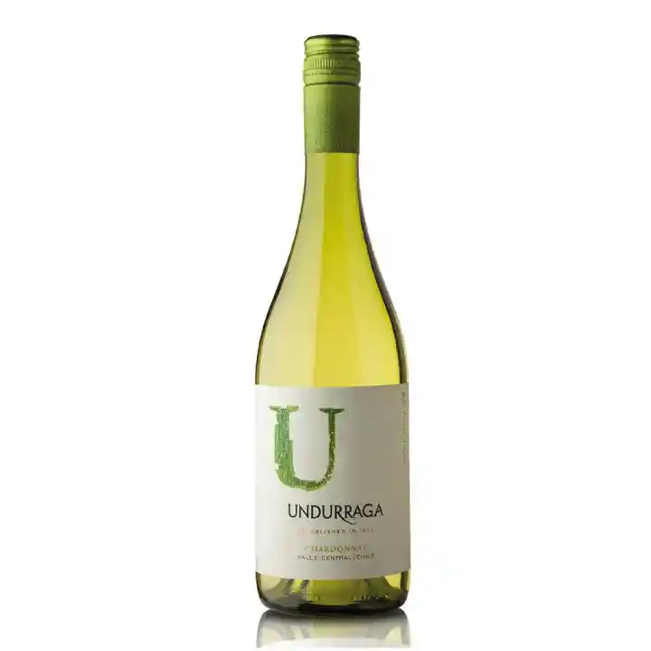 Vino Blanco Undurraga Chardonnay De 375 M