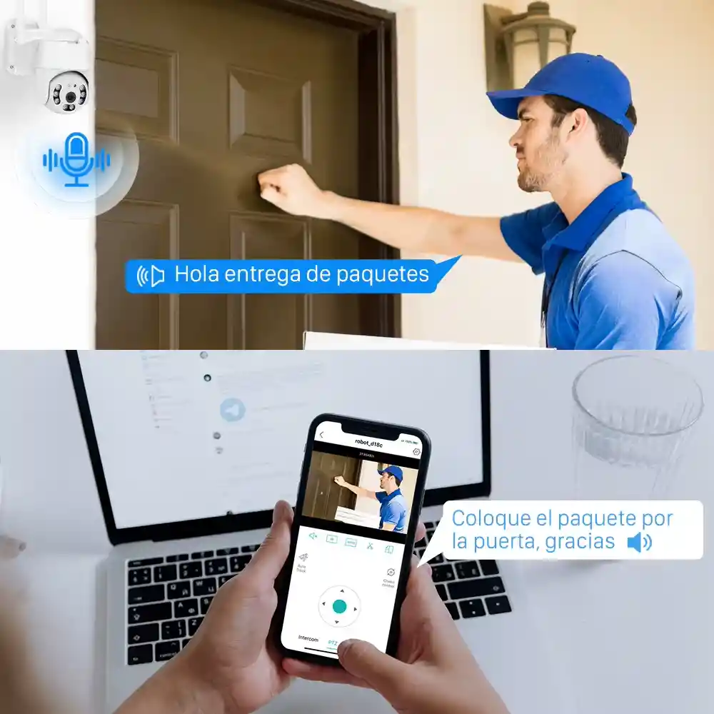 Camara Ip De Seguridad Exterior 1080 Domo 360 Ptz Wifi Ysx