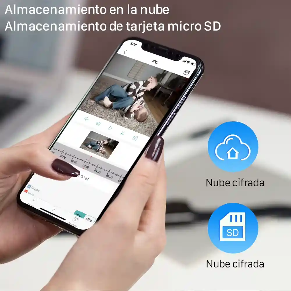 Camara Ip De Seguridad Exterior 1080 Domo 360 Ptz Wifi Ysx
