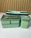 Recipiente De Comida + Lonchera Modelo B – 1400 Ml Hermética Y Portátil