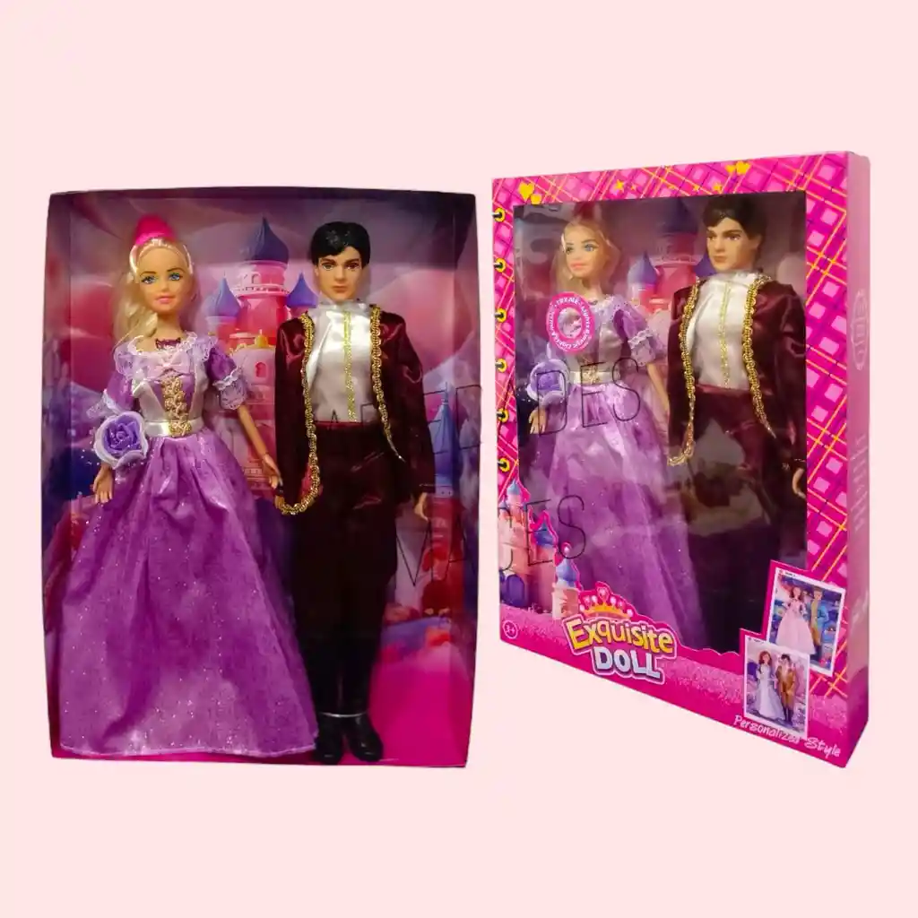 Juguete Muñeca Princesa Al Altar Con Su Príncipe Azul