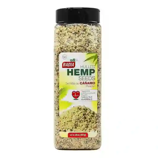Badia Semillas De Cáñamo Peladas - Hulled Hemp Seeds, Proteína Vegetal, Salud Cardiovascular, 20 Oz (567 G)