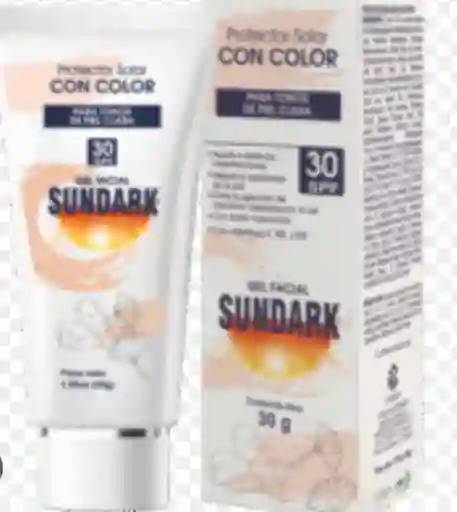 Sundark Protector Solar Con Color Piel Clara Spf 30