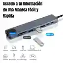 Hub Multipuerto Macbook Thunderbolt Rj45 Hdmi Usb C Usb A Sd