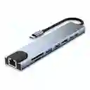 Hub Multipuerto Macbook Thunderbolt Rj45 Hdmi Usb C Usb A Sd