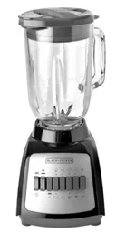 Licuadora Black+decker Durapro Blbd210g 1.25 L Negra Con Vaso De Vidrio 110v