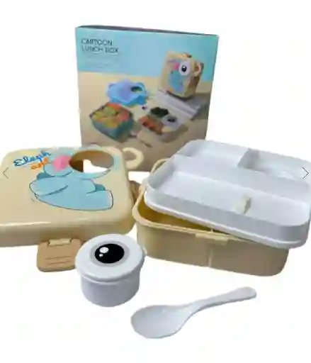 Lonchera Infantil Modelo A – Cartoon Lunch Box Con Divisiones