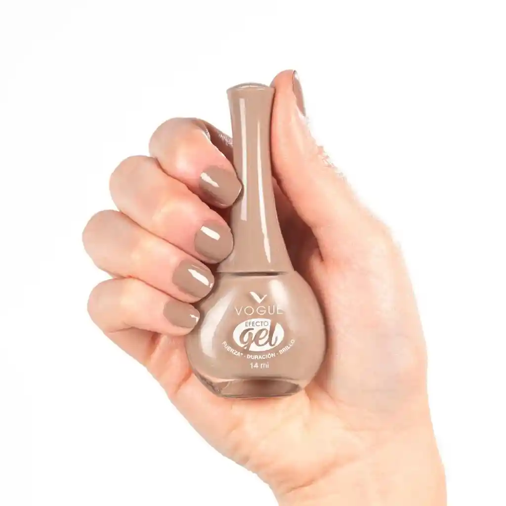 Esmalte Vogue En Gel Larga Duracion Color Suspicaz 14 Ml