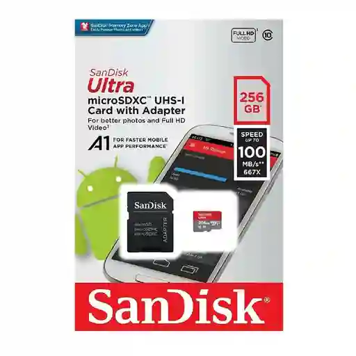 Memoria Micro Sd Sandisk 256gb Original