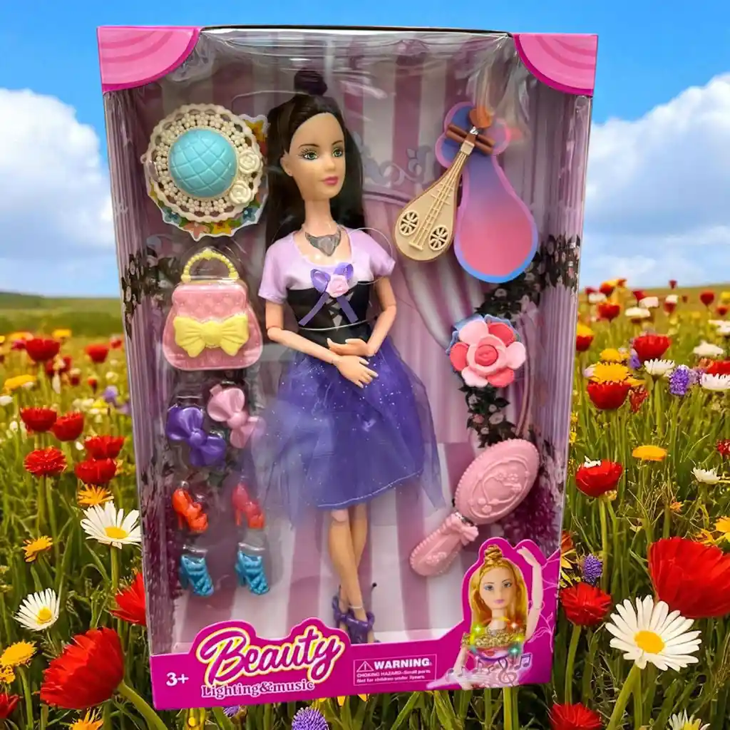 Muñeca Juguete Beauty Belleza 30 Cm Tipo Barbie Con Accesorios
