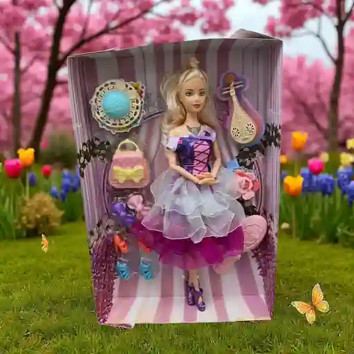 Muñeca Juguete Beauty Belleza 30 Cm Tipo Barbie Con Accesorios