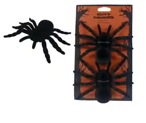 Kit Decorativo De 2 Arañas Gamusadas Grandes