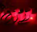 Diadema Cachos Diablo Rojo Con Luz