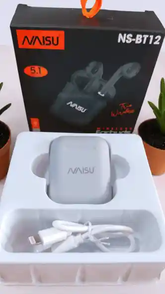 Audifonos Inalámbricos Bluetooth Manos Libres Naisu Gris