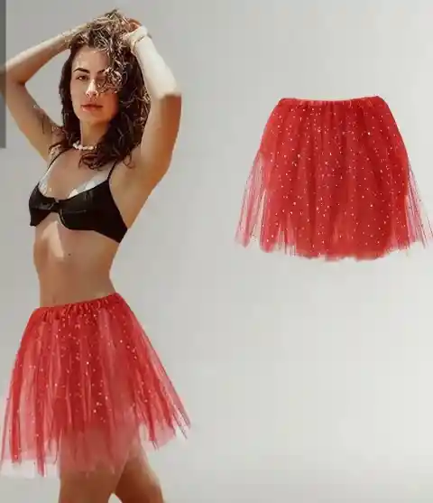 Tutu Para Mujer Rojo