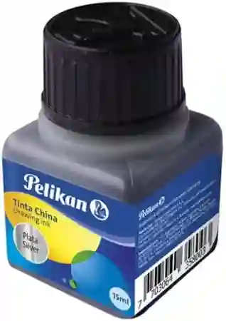 Tinta China Plateada