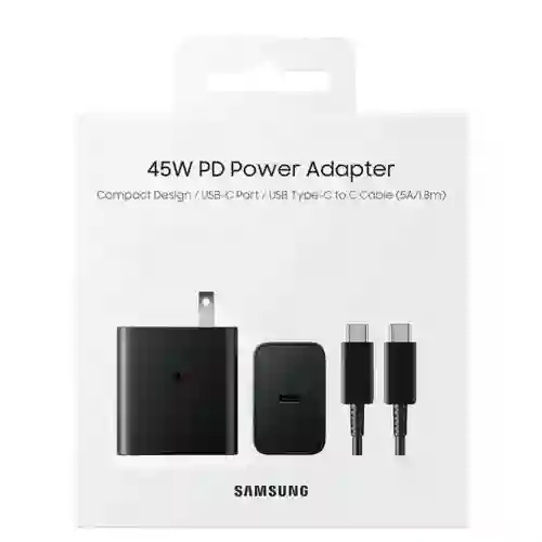 Cargador Samsung Tipo C Super Carga Rápida 45w Triple A