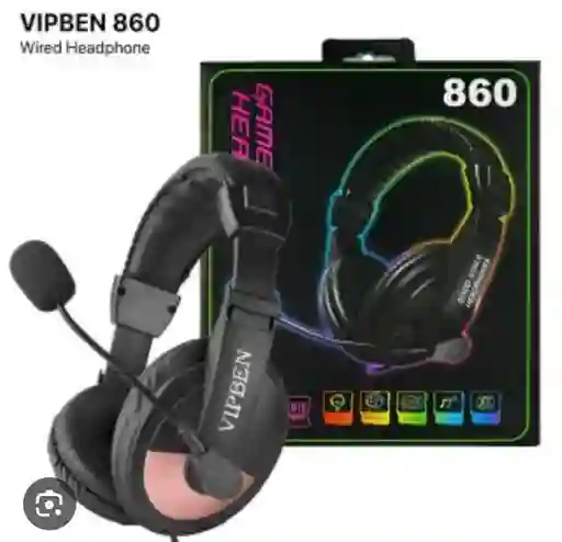 Diadema Con Microfono Abatible Usb Economica