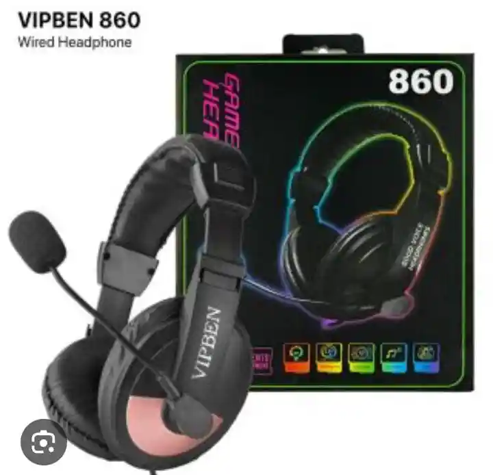 Diadema Con Microfono Abatible Usb Economica