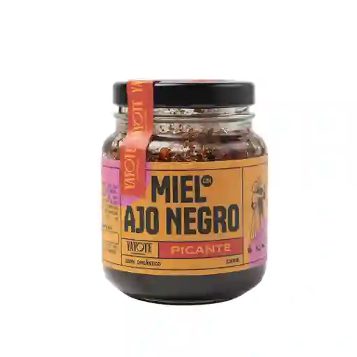 Miel Con Ajo Negro Picante - Yayote 500g