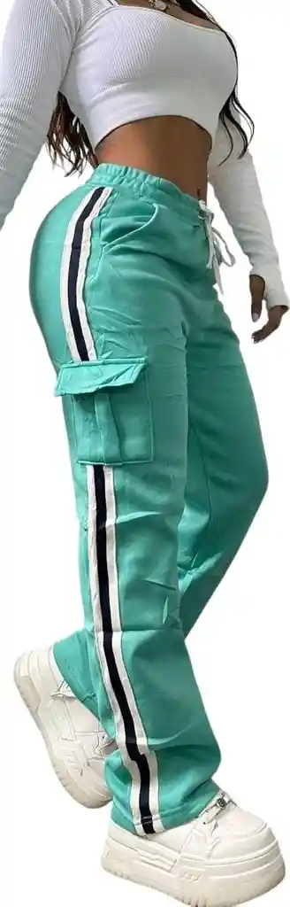 Jogger Rayas Talla Unica Cargo