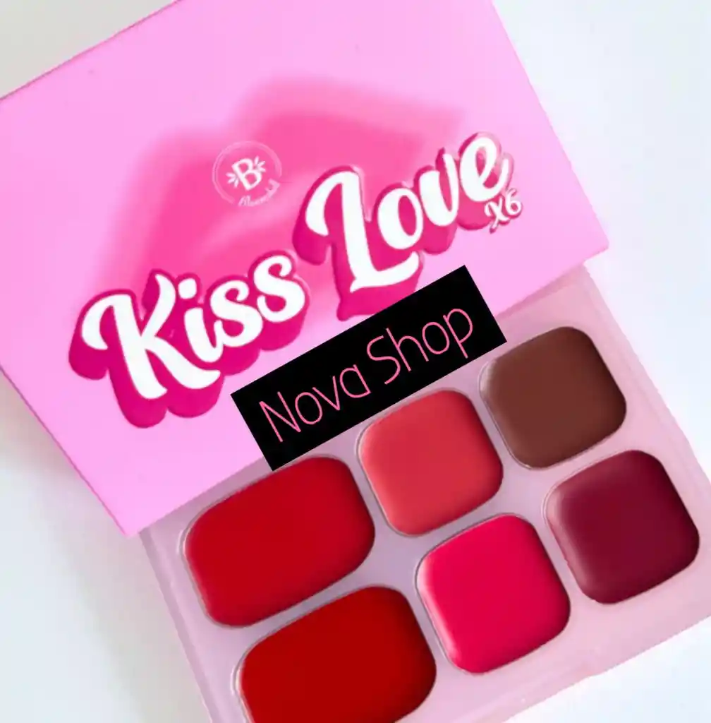 Paleta De Labiales Kiss Love X6 -- Bloom
